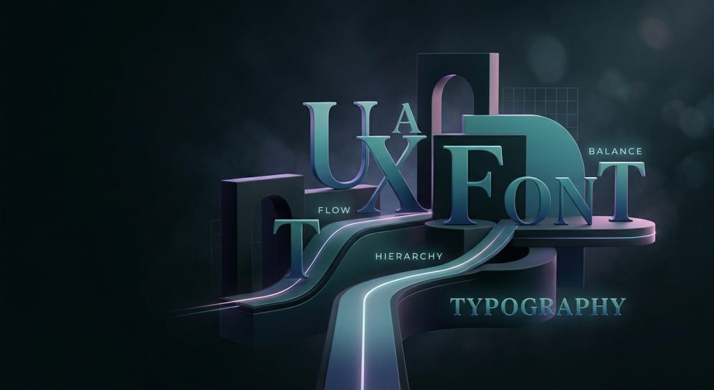 Principles of font selection in website design