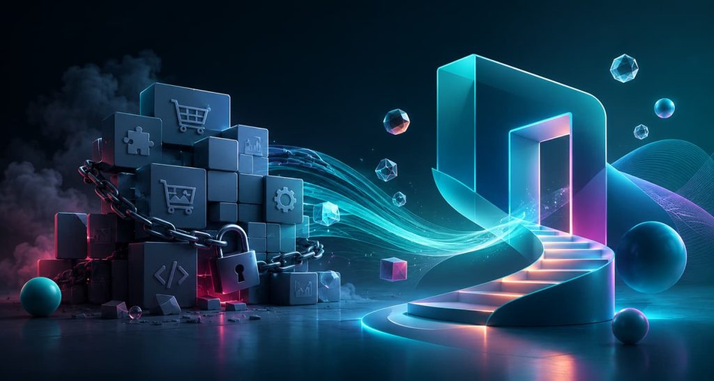 Using website builders and store builders instead of ordering website design